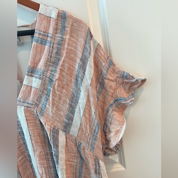 Lulus Linen babydoll dress NWT - Picture 3 of 16